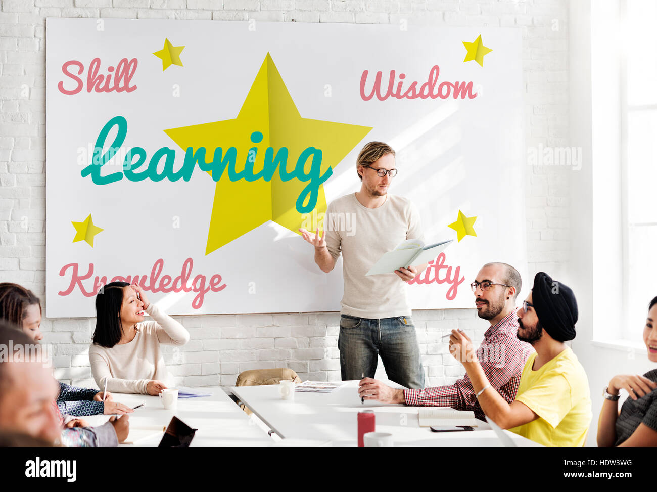 L'apprentissage de compétences développement Knowlerdge Concept Banque D'Images