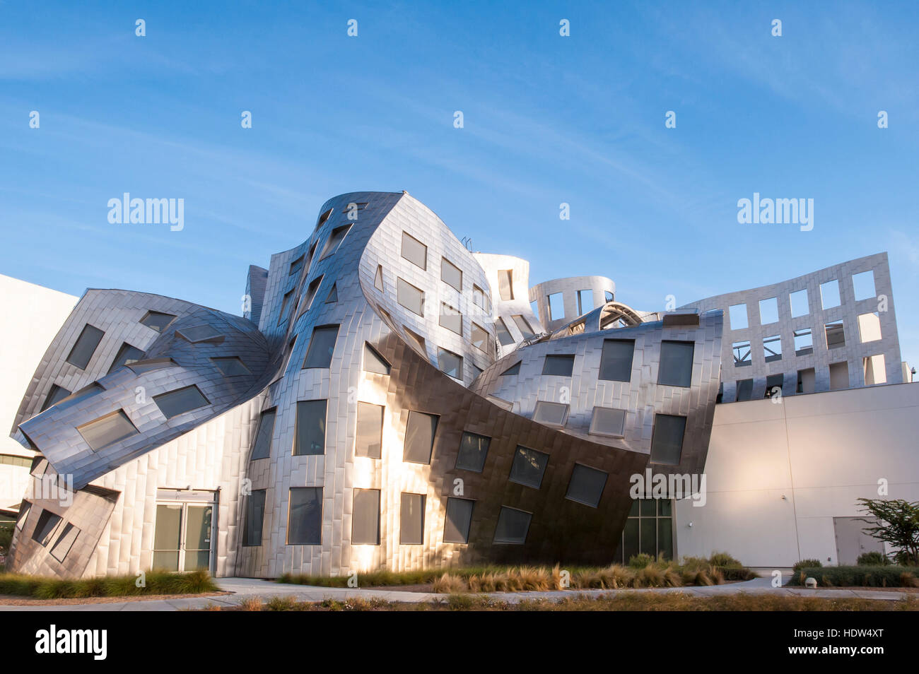 Cleveland Clinic Lou Ruvo Center pour la santé du cerveau bâtiment conçu par Frank Gehry, Las Vegas, Nevada. Banque D'Images