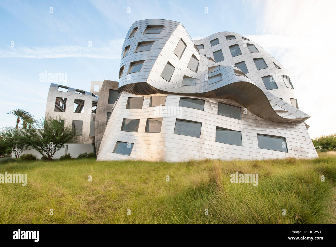 Cleveland Clinic Lou Ruvo Center pour la santé du cerveau bâtiment conçu par Frank Gehry, Las Vegas, Nevada. Banque D'Images