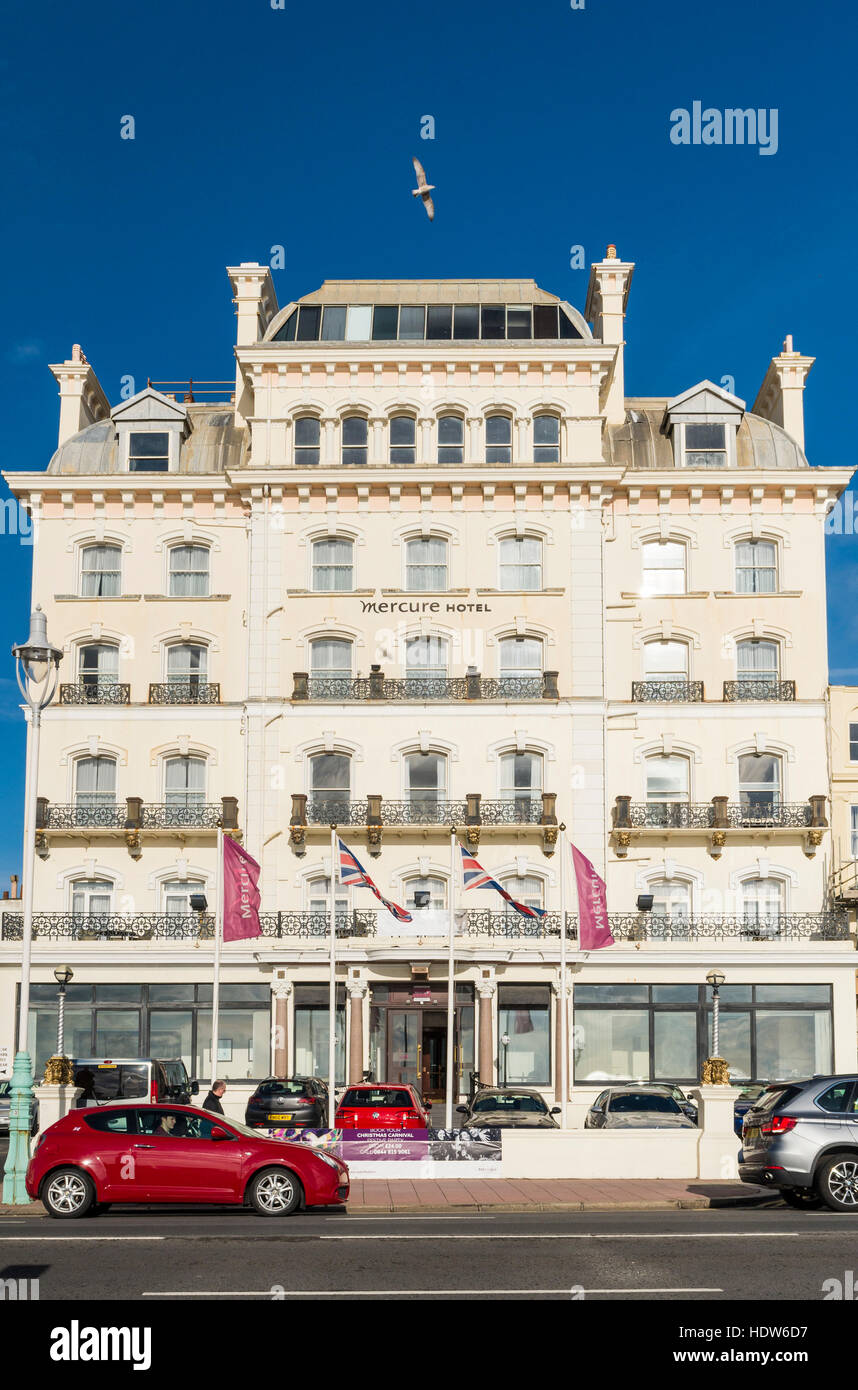 L'extérieur de l'établissement Mercure Brighton Seafront Hotel Bâtiment victorien, UK Banque D'Images