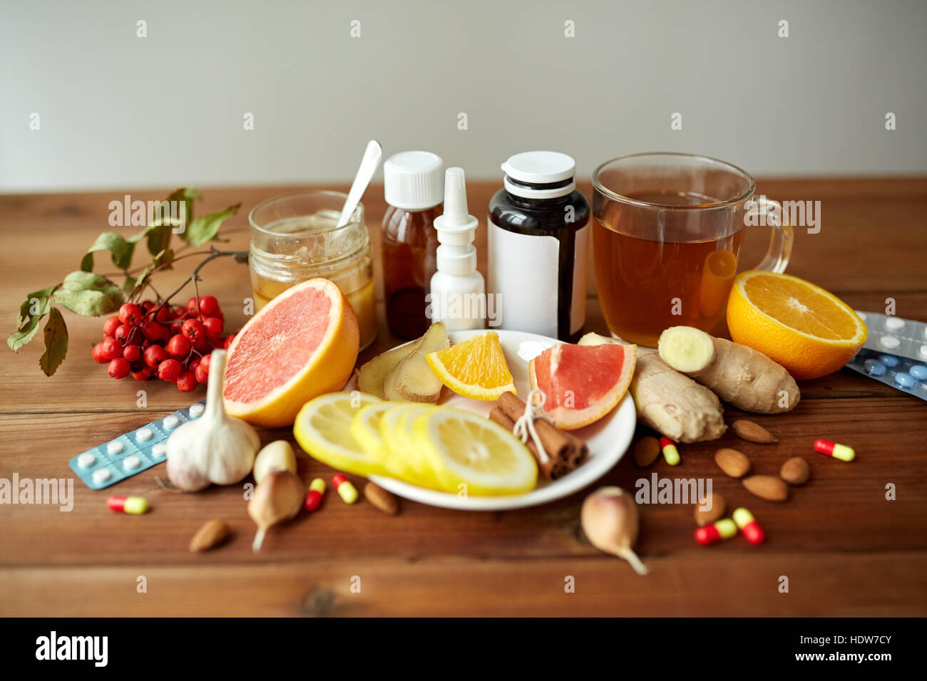 La médecine traditionnelle et les drogues Banque D'Images