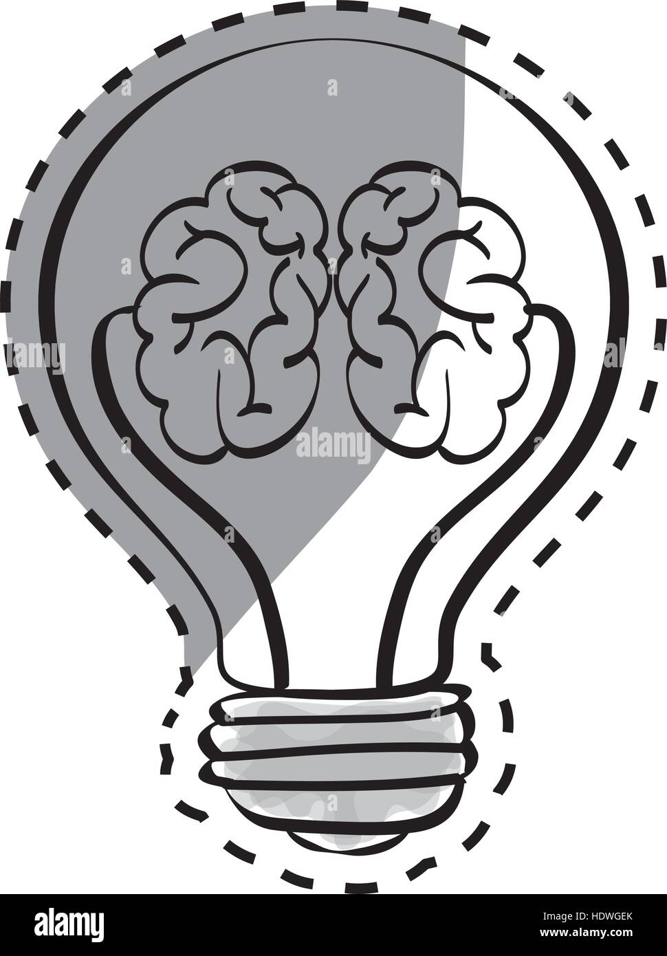 La Lumiere De L Ampoule Icone Dessin Vector Illustration Graphic Design Image Vectorielle Stock Alamy