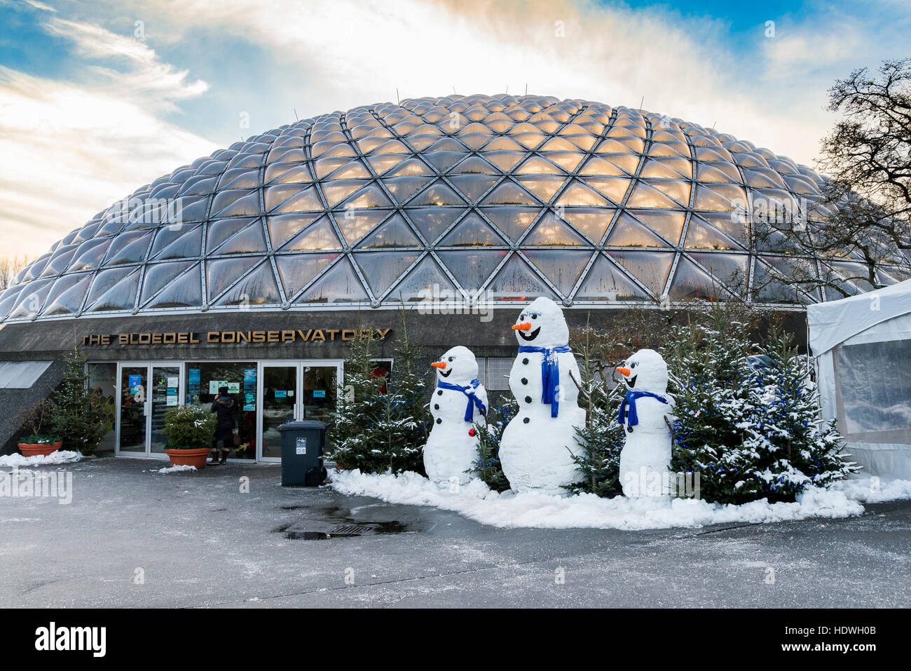 Les Bonhommes de neige artificielle Banque D'Images