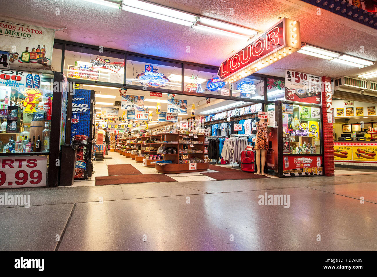 Boutique de souvenirs, Las Vegas, Nevada. Banque D'Images