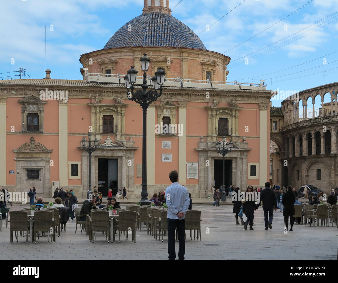 Basílica de la Virgen de los Desamparados, Valencia, Espagne Banque D'Images