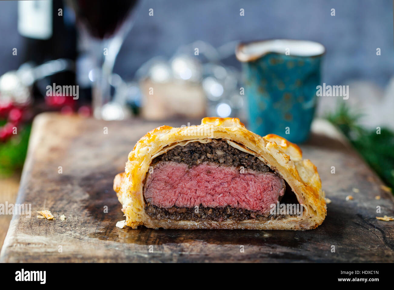 Wellington boeuf traditionnel Banque D'Images