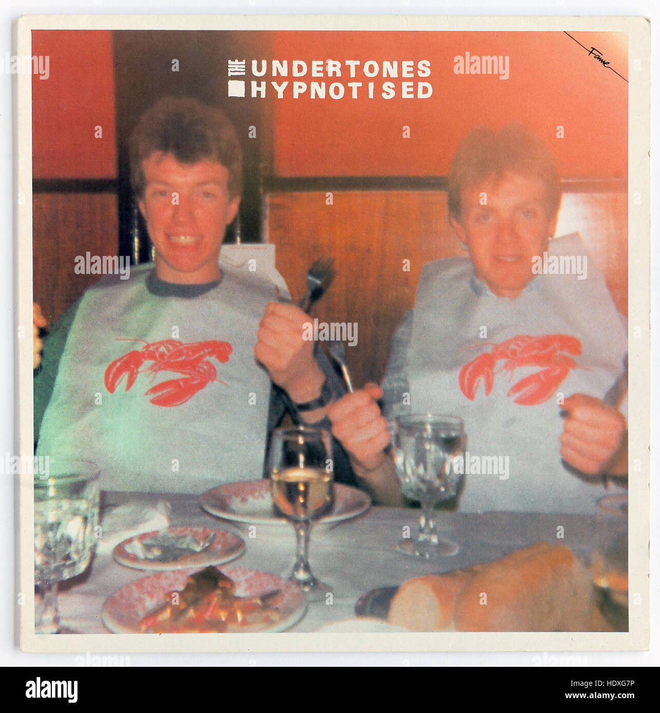 La couverture de 'hypnotisé', 1980 album par les sous-tons réédition sur la renommée - usage éditorial seulement Banque D'Images