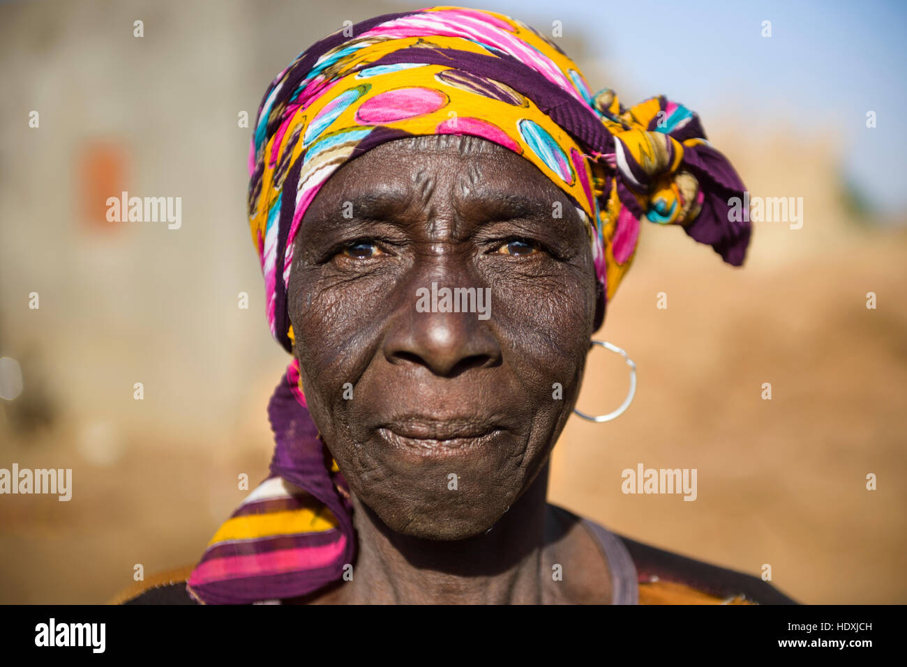 La vie rurale dans un village du Burkina Faso, Gourmatche Banque D'Images