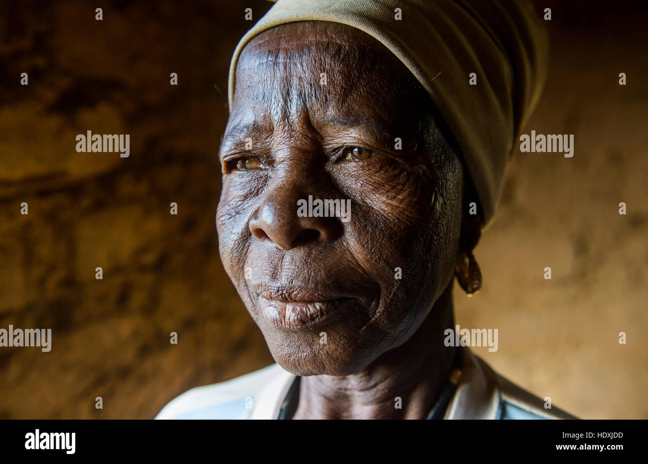 La vie rurale dans un village du Burkina Faso, Gourmatche Banque D'Images