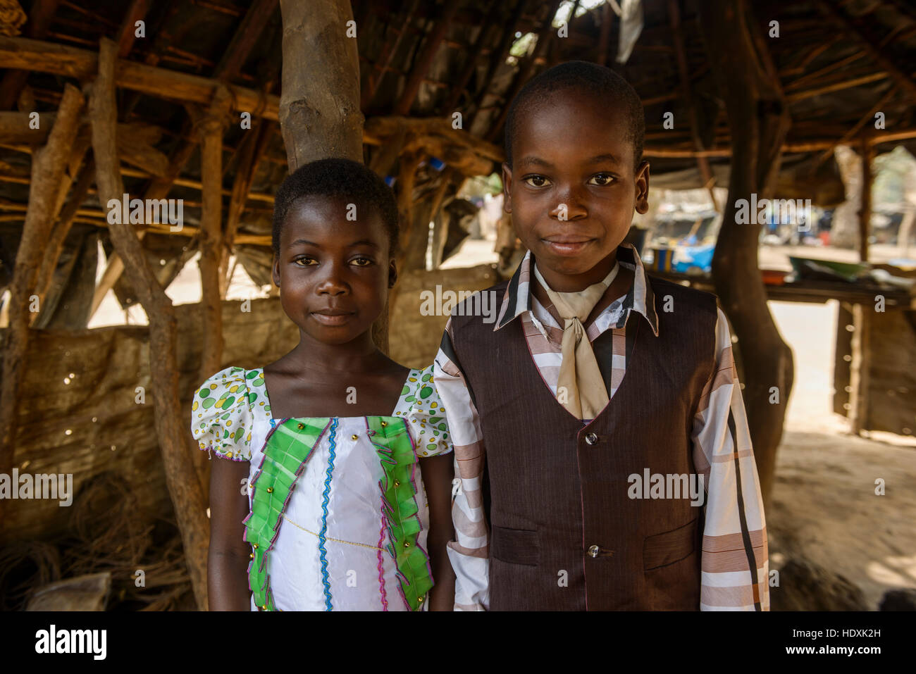 Portraits de peuple ivoirien, la Côte d'Ivoire (Ivory Coast) Banque D'Images