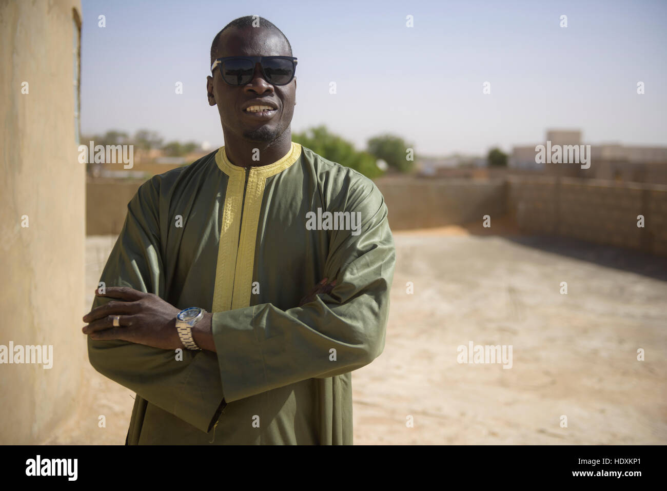 Portratis de peuple sénégalais Banque D'Images