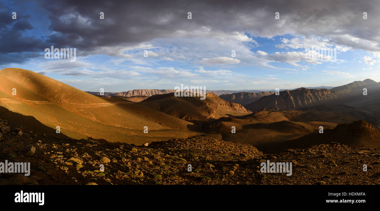 Canyons de la haut-Atlas, Maroc Banque D'Images