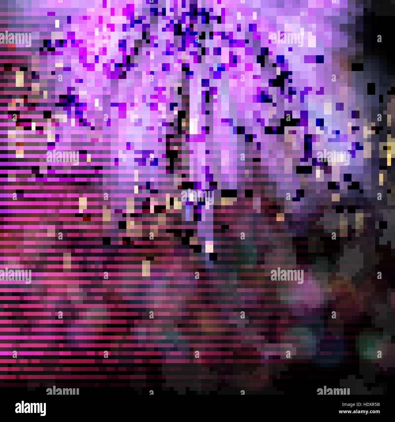 Abstract purple flash et l'arrière-plan flou. EPS 10 Illustration de Vecteur