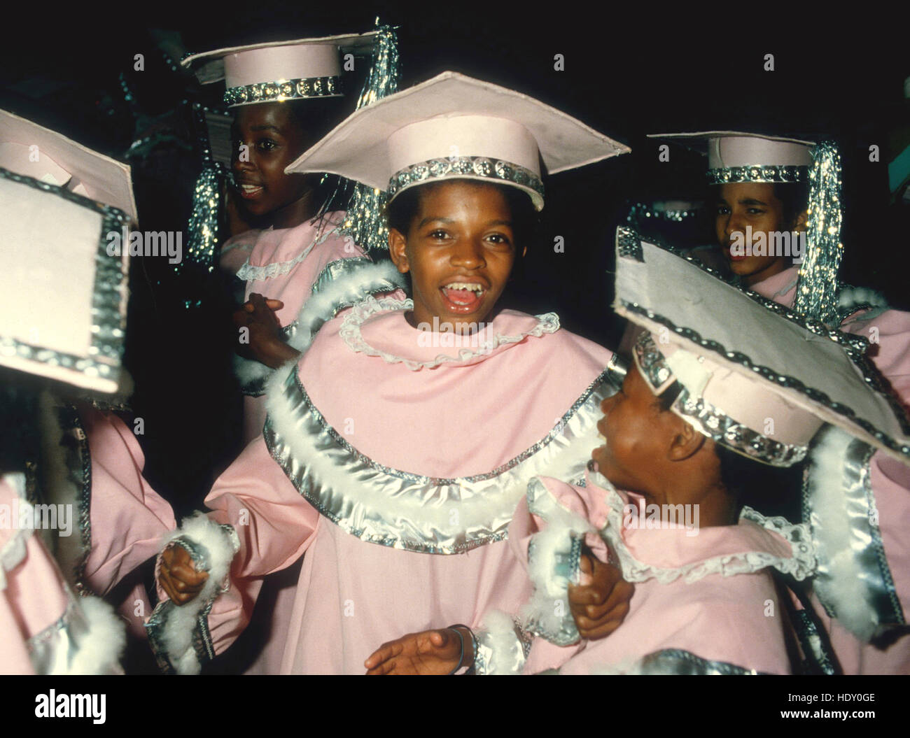 RIO DE JANEIRO, les participants au carnaval de Rio 1994 Banque D'Images