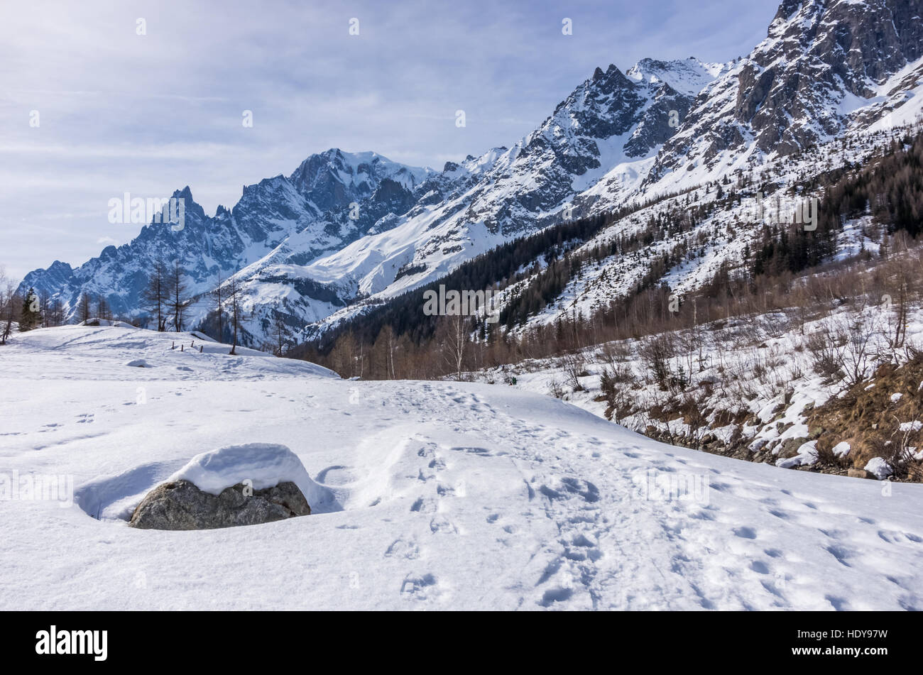 Val Ferret Banque D'Images