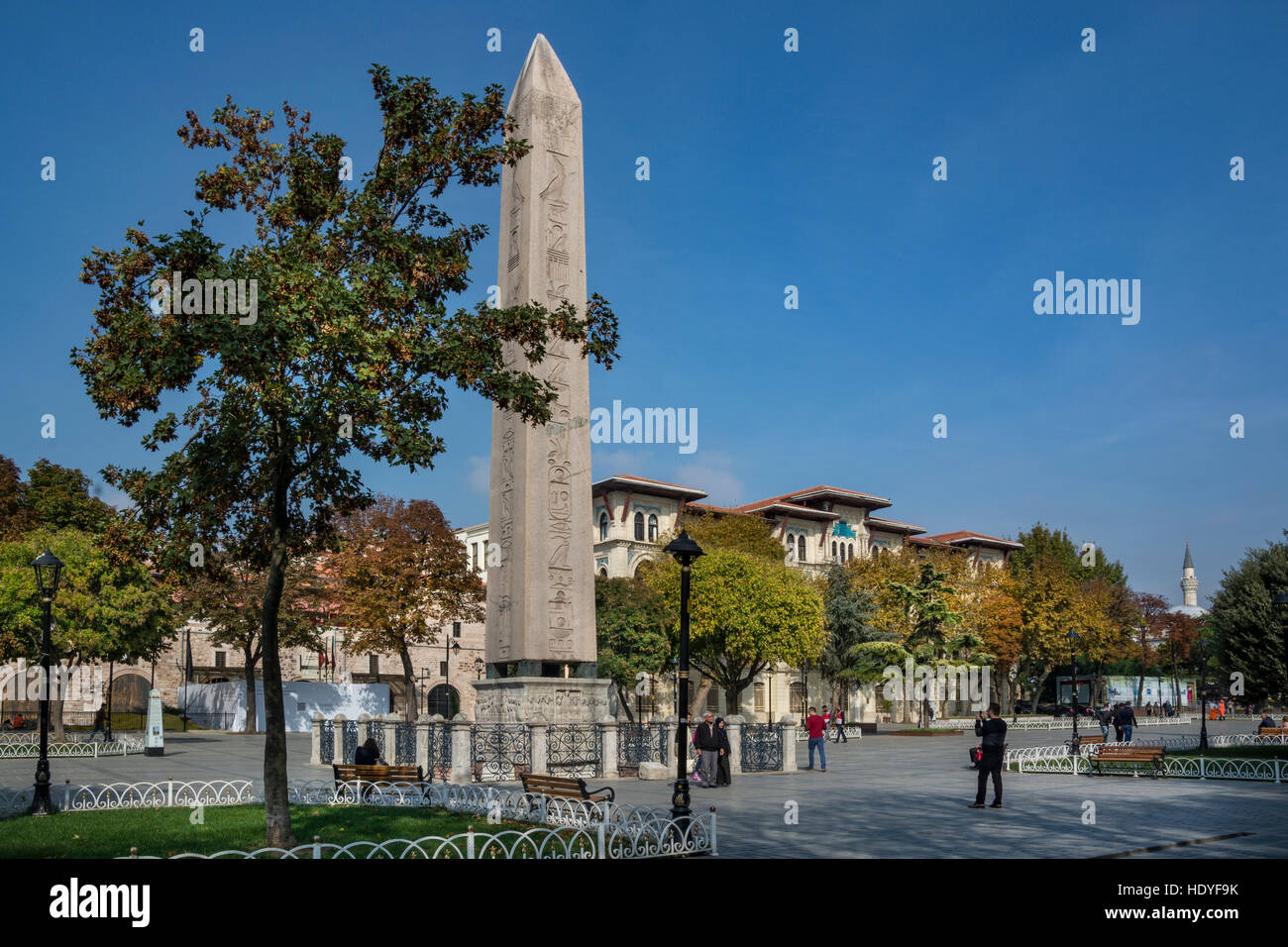 La Place Sultanahmet, Istanbul, Turquie Banque D'Images