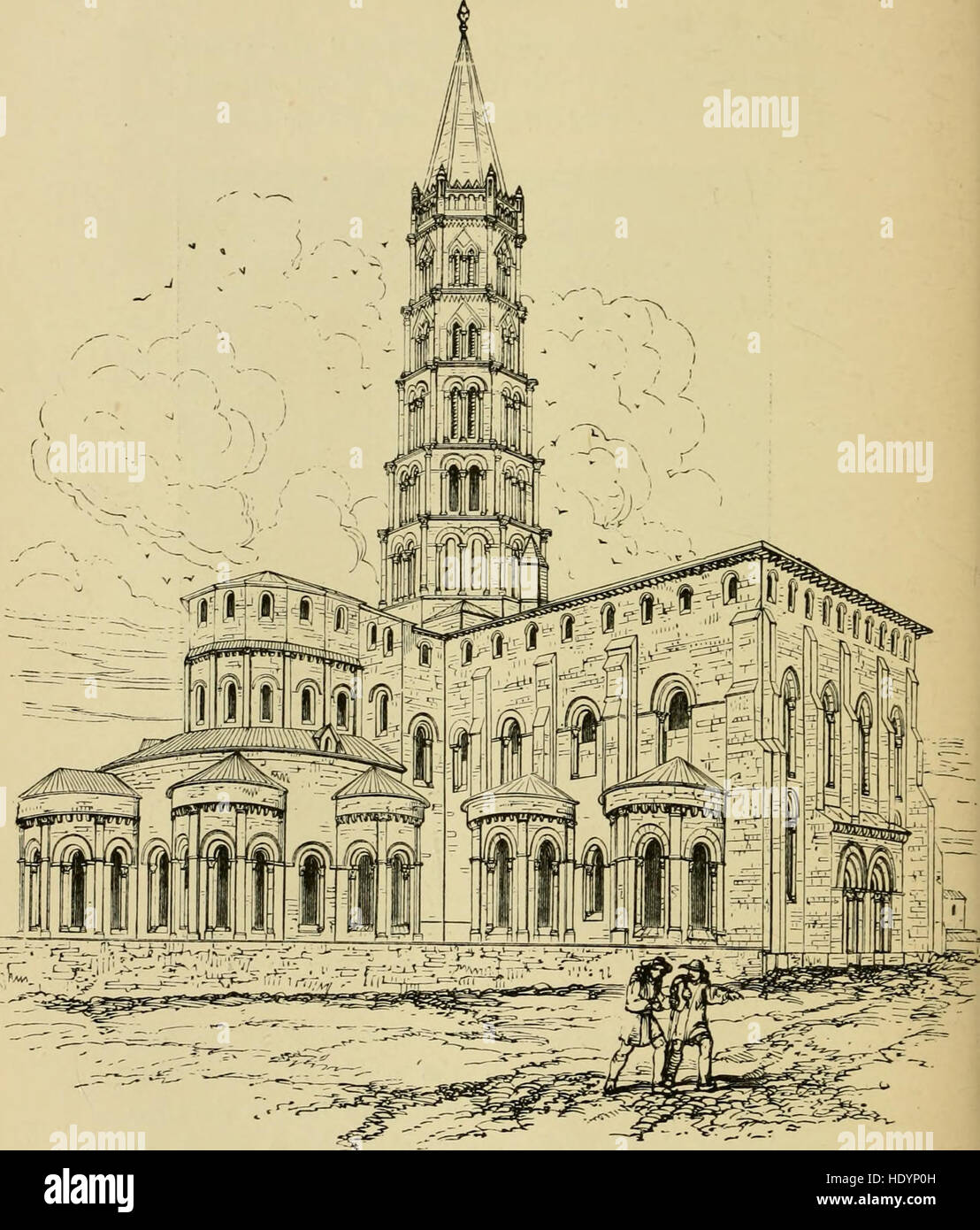 'Architecture, classique et chrétien primitif' (1888) explore les styles architecturaux et les conceptions de l'antiquité classique et du christianisme primitif. Il met en évidence l'évolution des formes architecturales et l'influence des éléments classiques sur les structures chrétiennes primitives. Banque D'Images