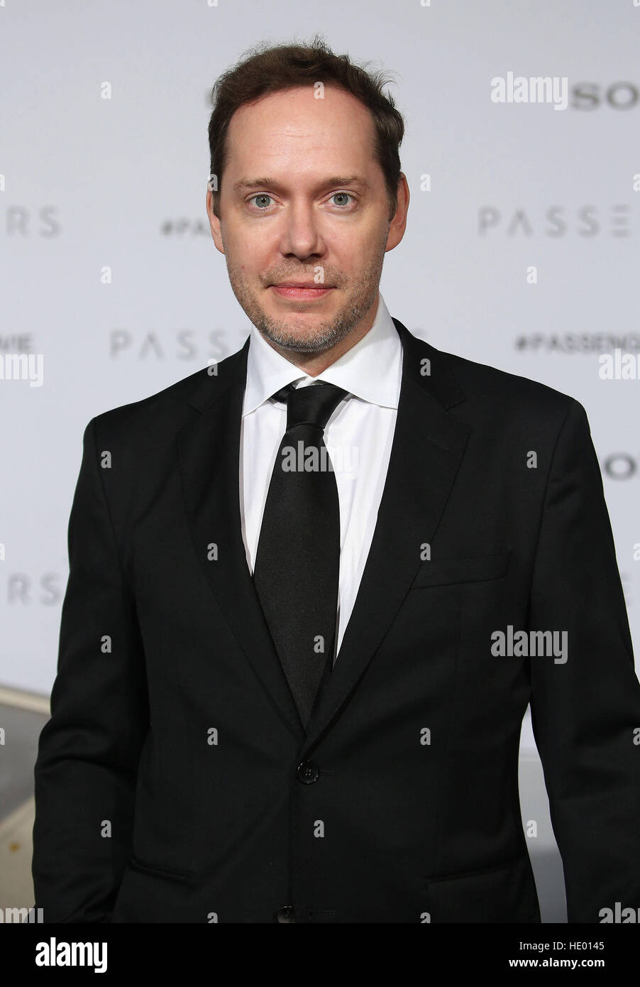 14 décembre 2016 - Westwood, CA, United States - 14 décembre 2016 - Westwood, Californie - Jon Spaihts. ''Passagers'' Los Angeles Premiere tenue au Regency Village Theatre. Crédit photo : F. Sadou/AdMedia (crédit Image : © AdMedia via Zuma sur le fil) Banque D'Images