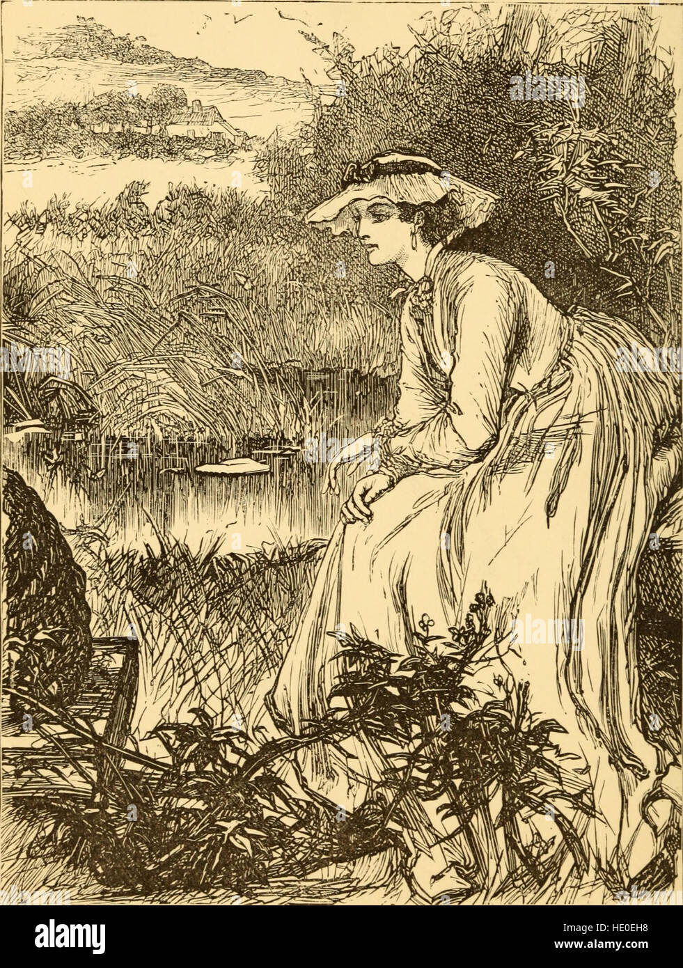 Les monitions de l'invisible, et des poèmes d'amour et de l'enfance (1871) Banque D'Images