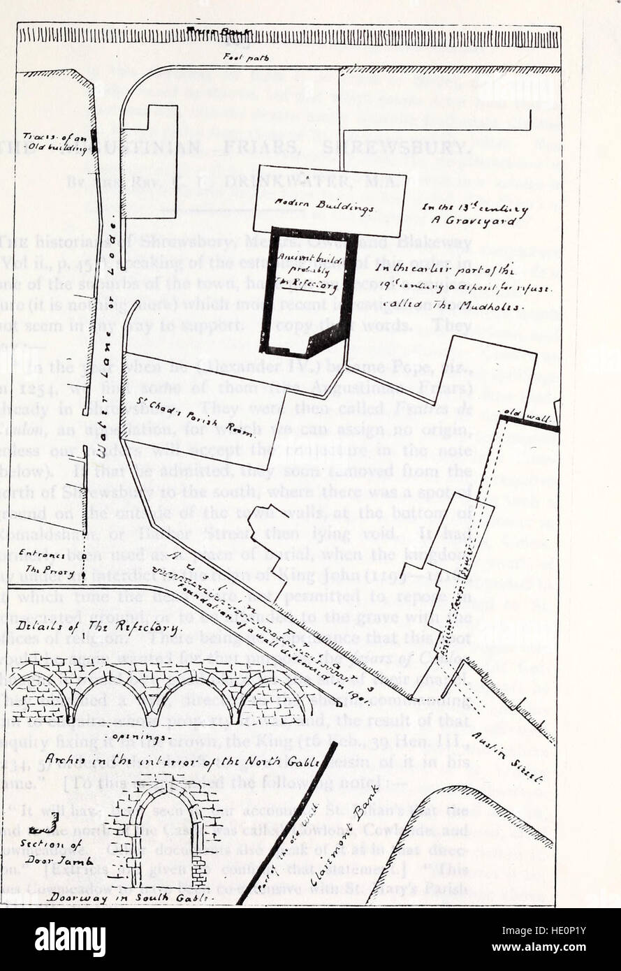 Une revue publiée en 1907 par la Shropshire Archaeological and Natural History Society, documentant les découvertes archéologiques, les études d'histoire naturelle et la recherche régionale dans le Shropshire, en Angleterre. Banque D'Images