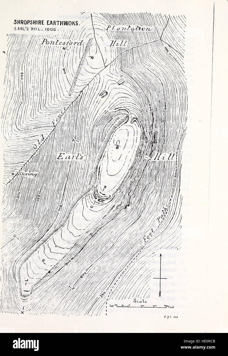 Les 1907 *transactions* de la Shropshire Archaeological and Natural History Society comprennent des articles scientifiques sur l'archéologie, l'histoire et l'environnement naturel du Shropshire. Banque D'Images