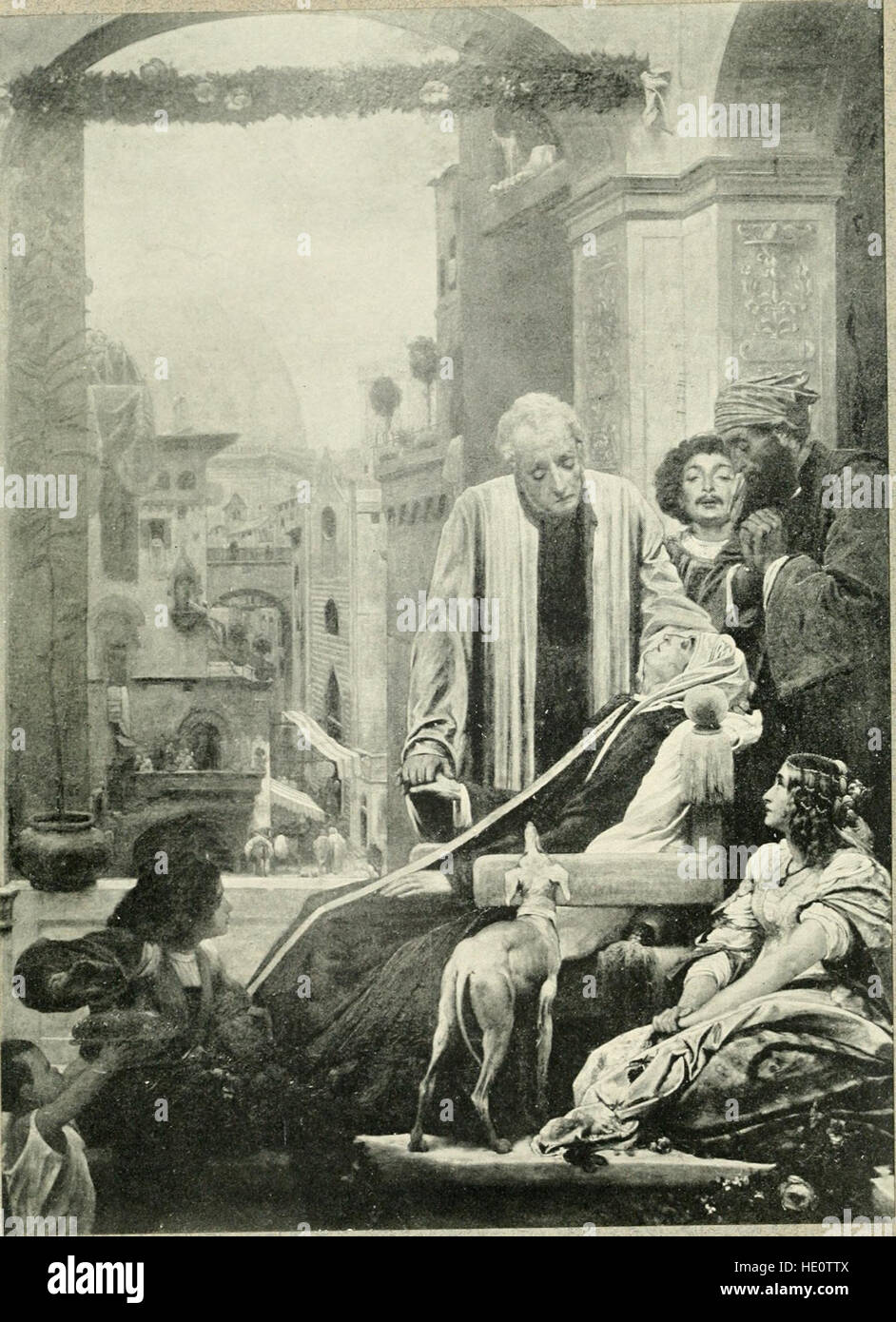 Cette œuvre de 1906 présente la vie, les lettres et les contributions artistiques de Frederic Leighton, artiste britannique influent et président de la Royal Academy. Il couvre son parcours artistique et l’impact culturel de son travail. Banque D'Images