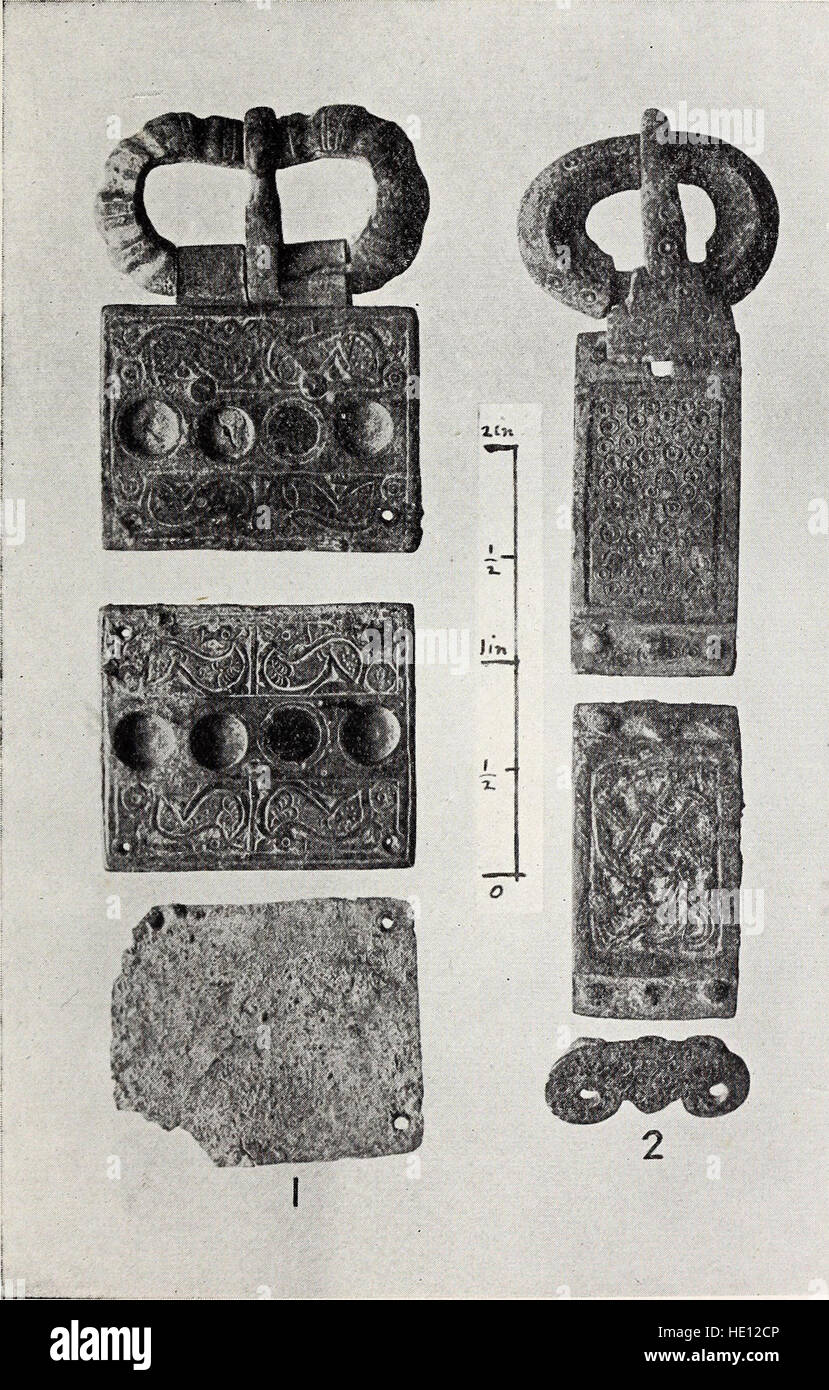Sussex collections archéologiques relatives à l'histoire et des antiquités de la comté (1914) Banque D'Images