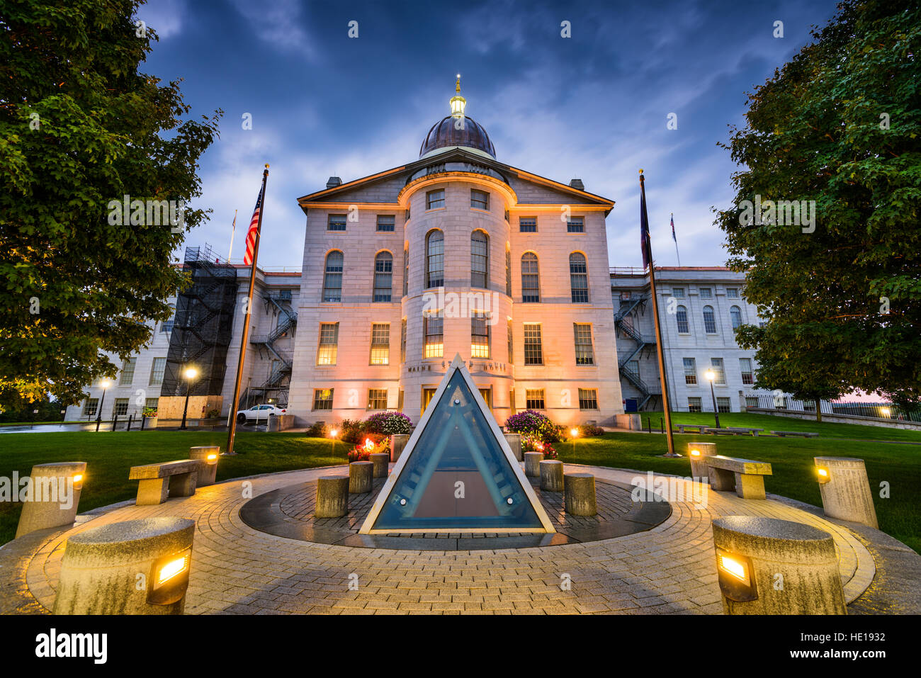 La Maine State House de Augusta, Maine, USA. Banque D'Images