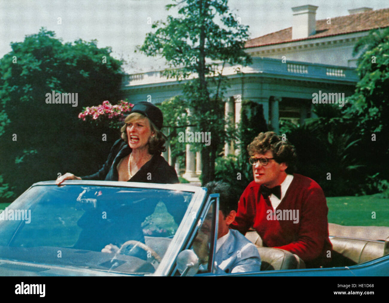 Chasse au trésor, USA 1979, Regie : Michael Schultz, Cloris Leachman, acteurs : Richard Masur, Richard Benjamin (am Steuer) Banque D'Images