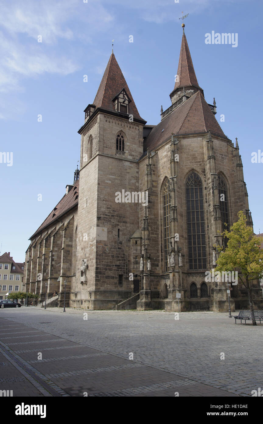 Église ST. johannis, Ansbach, middle franconia, Bavaria, Germany Banque D'Images Église ST. johannis, Ansbach, middle franconia, Bavaria, Germany Banque D'Images