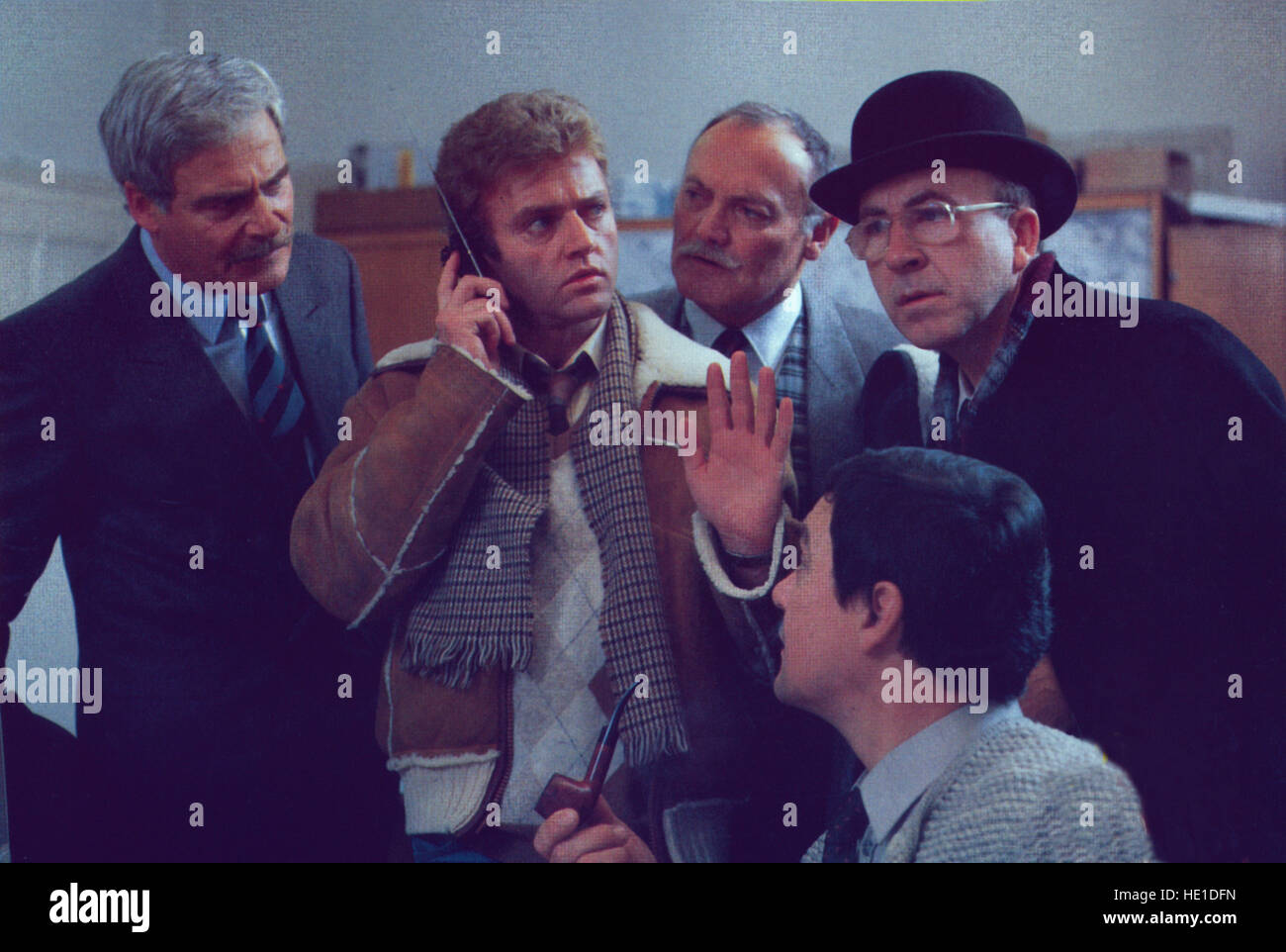 Die Schokoladenschnüffler, Deutschland 1986, Regie : Jiri Menzel, acteurs : (v. l.) Karl Heinz Vosgerau, Rolf Knie, Werner Kreindl, Gerd Burkard Banque D'Images