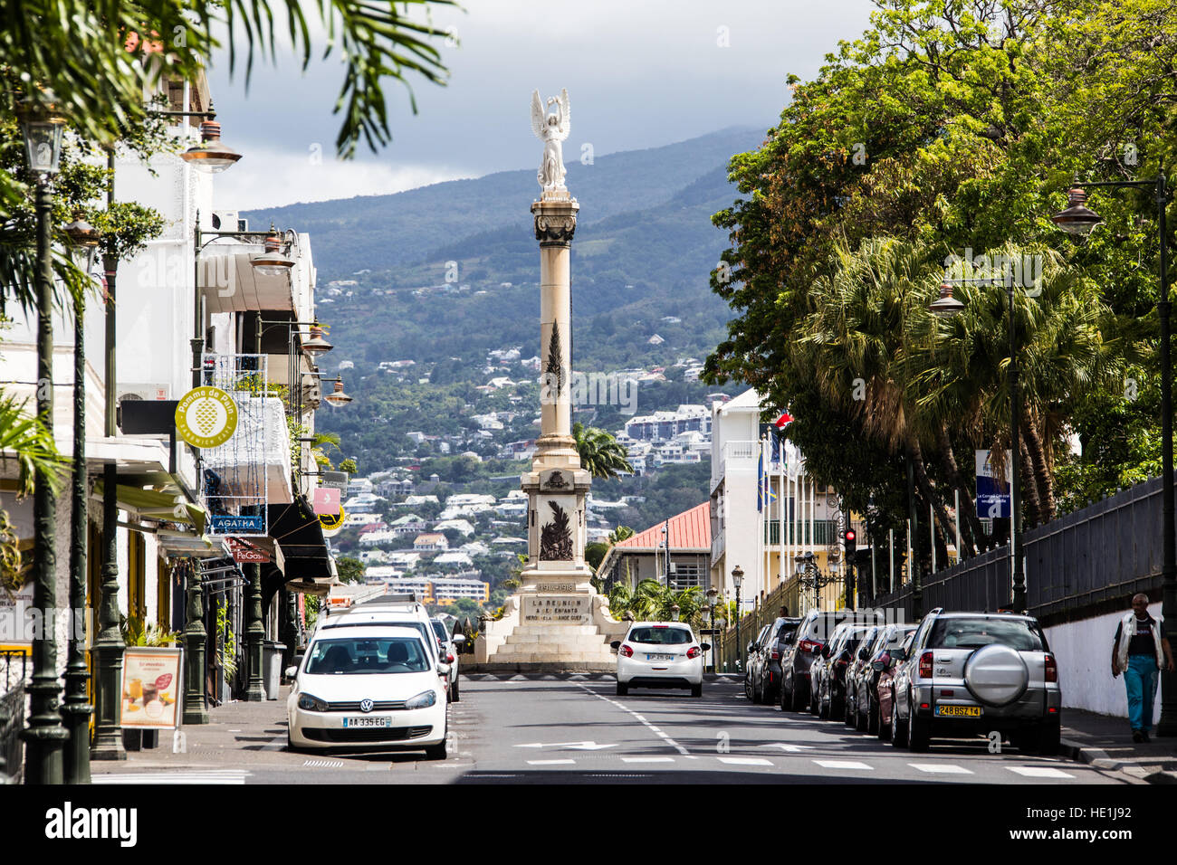 St Denis, île de la réunion Photo Stock Alamy