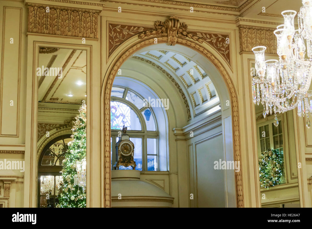 Plaza Hotel à New York City, USA Banque D'Images