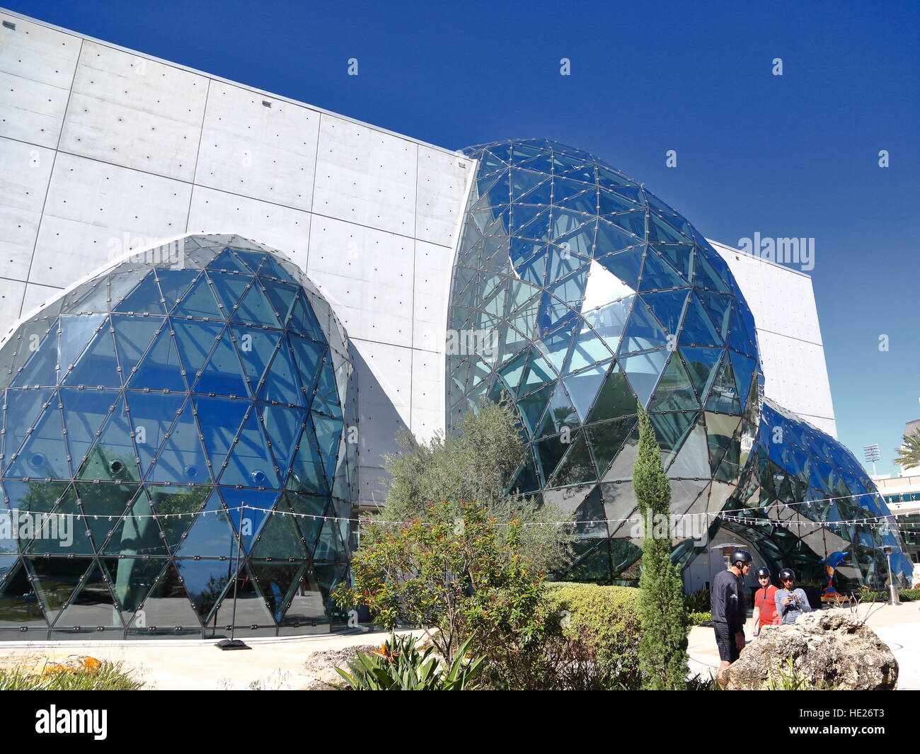 Le musée de Salvador Dali à St.Petersburg, Floride, USA avec ses structures de verre Banque D'Images
