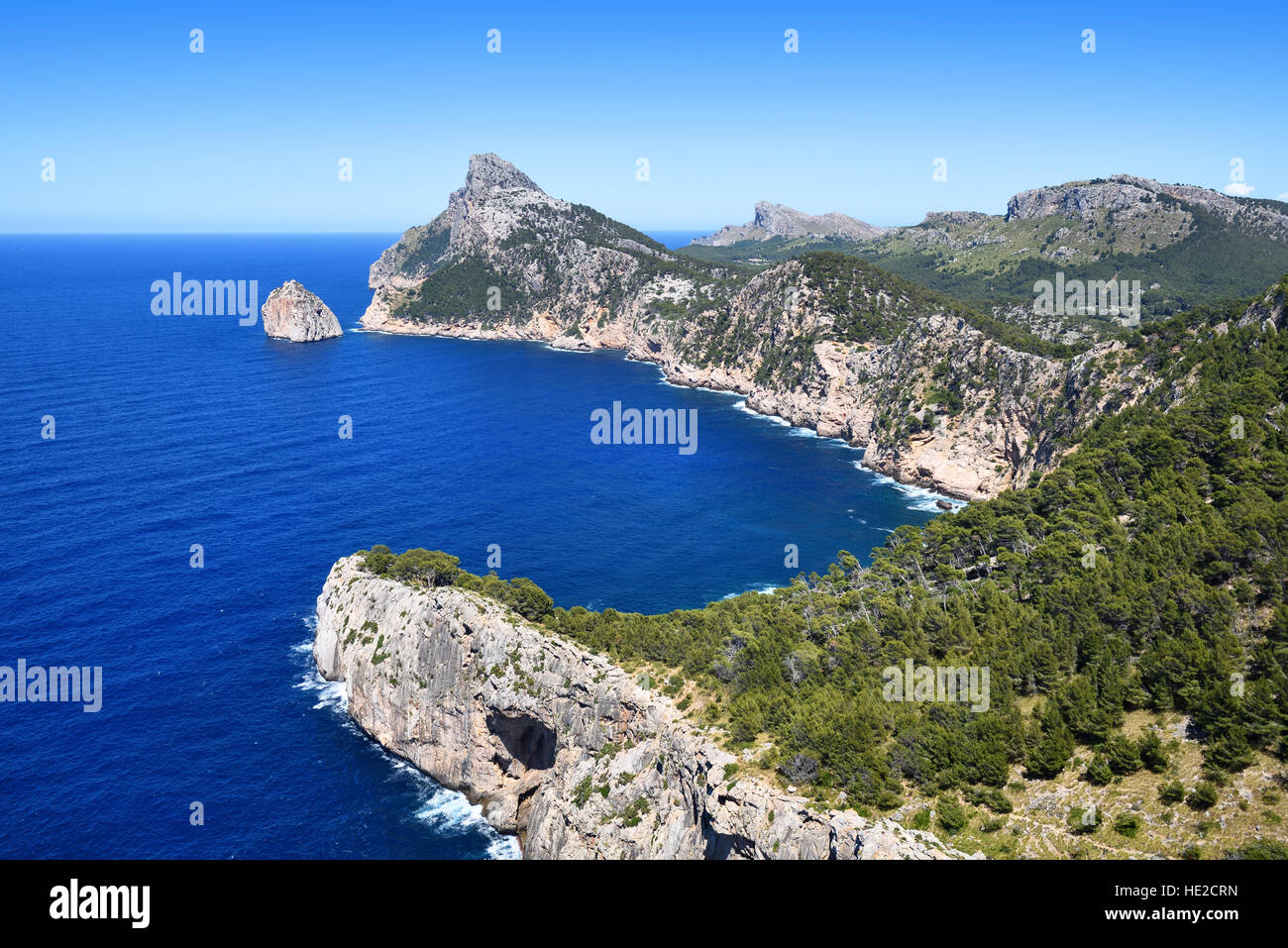 Le Cap Formentor sur l'île de Majorque en Espagne Banque D'Images