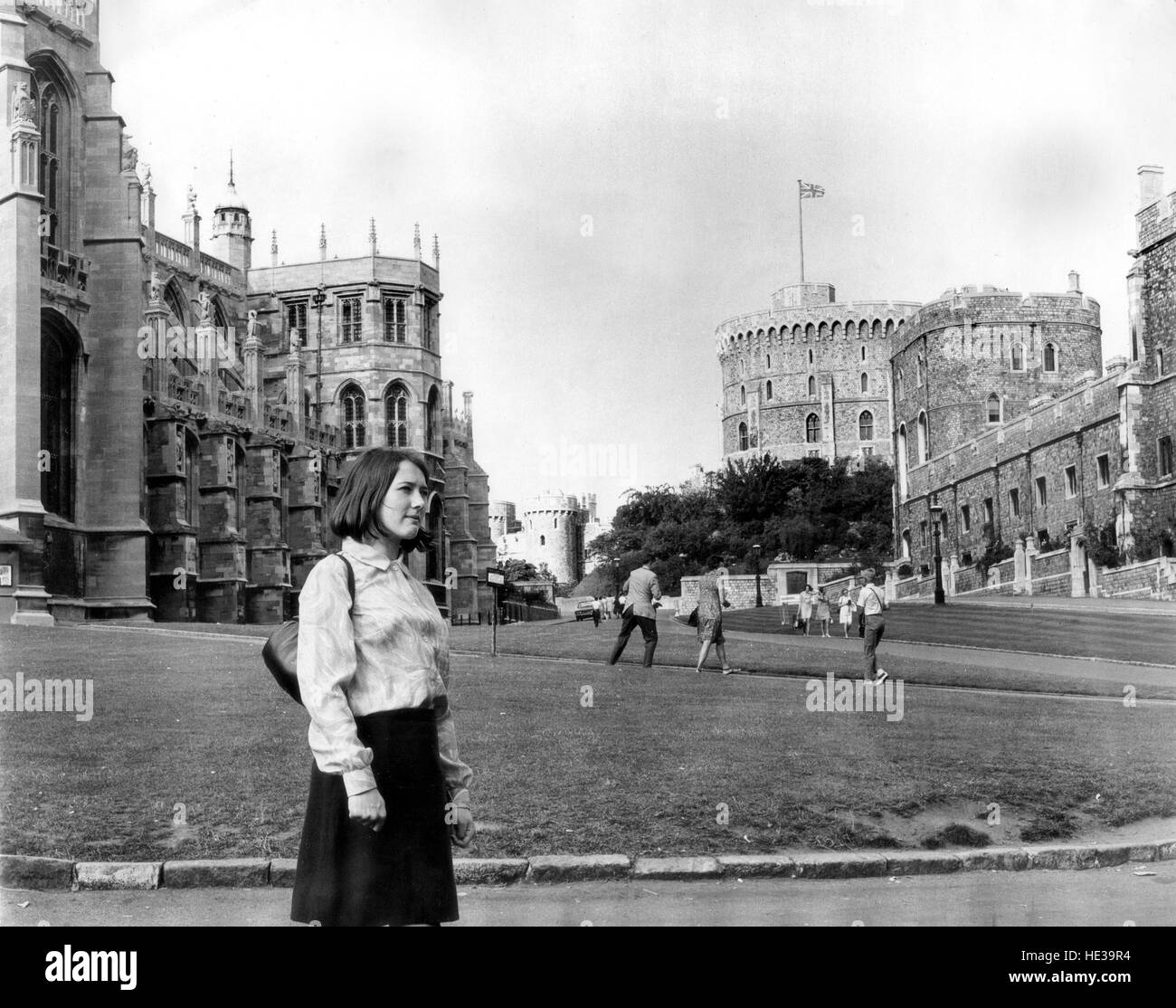 Château de Windsor en Angleterre UK 1967 PHOTO DE DAVID BAGNALL Banque D'Images