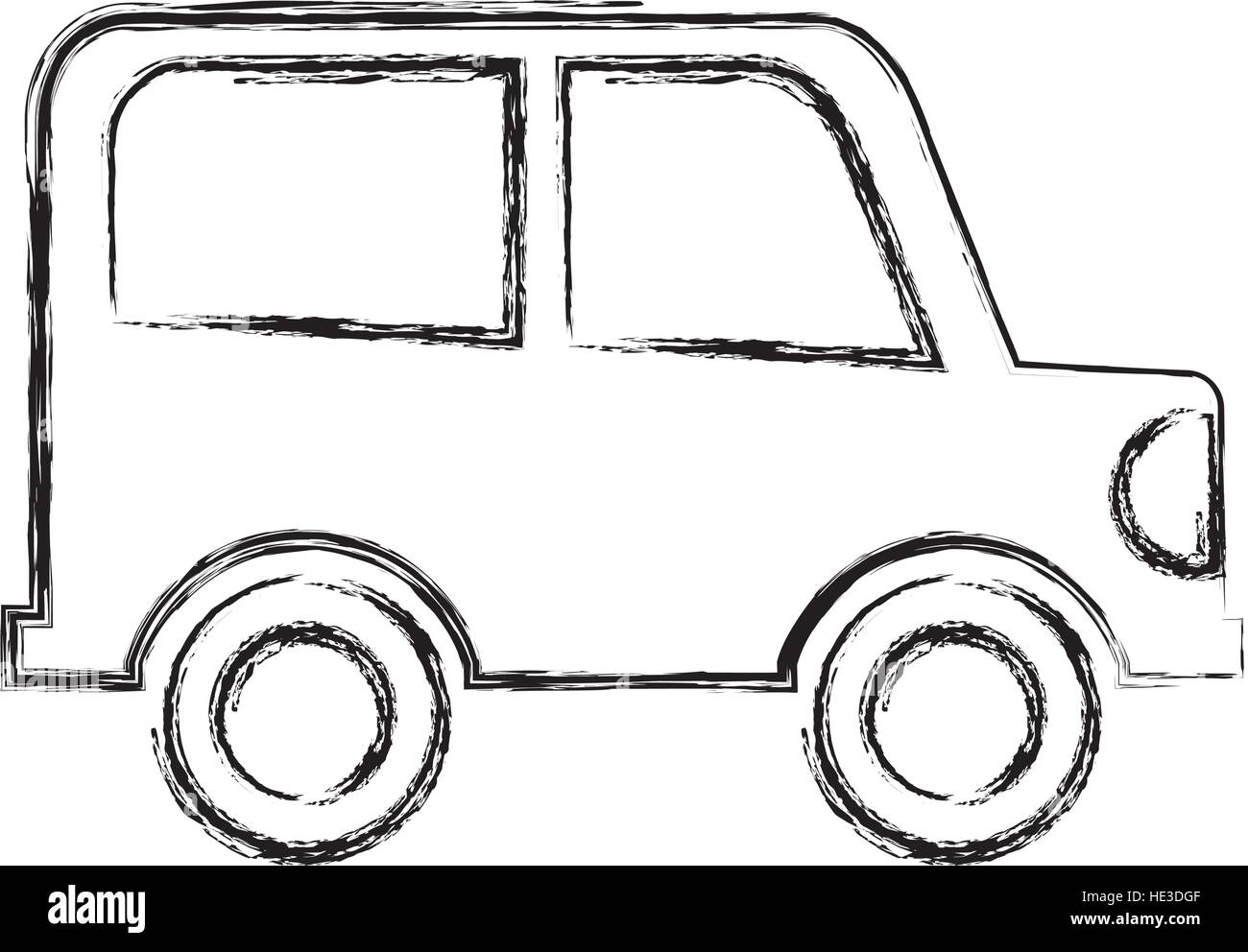 Dessin voiture vecteur icône isolé illustration design Illustration de Vecteur