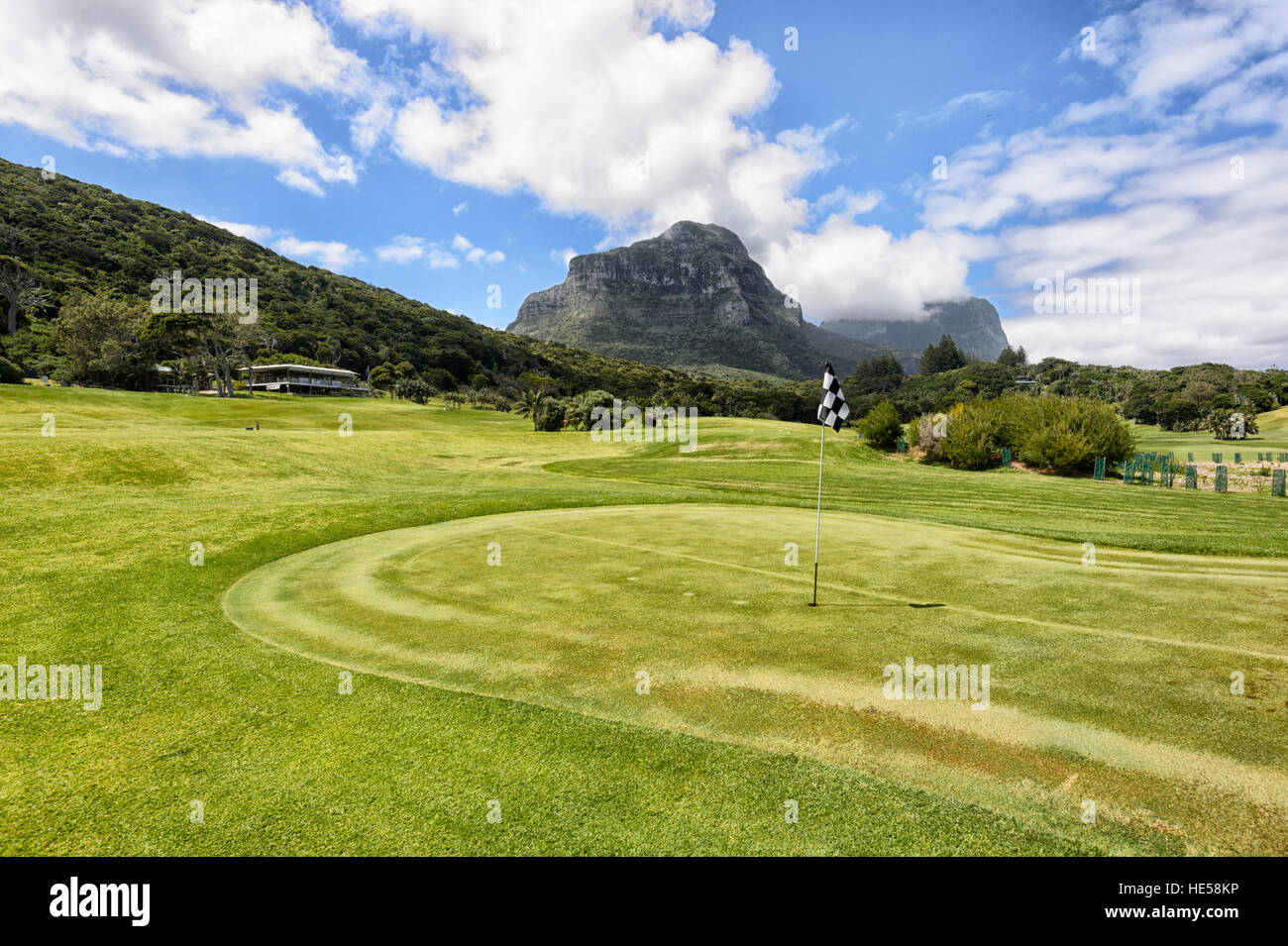 Golf Course, Lord Howe Island, New South Wales, NSW, Australie Banque D'Images