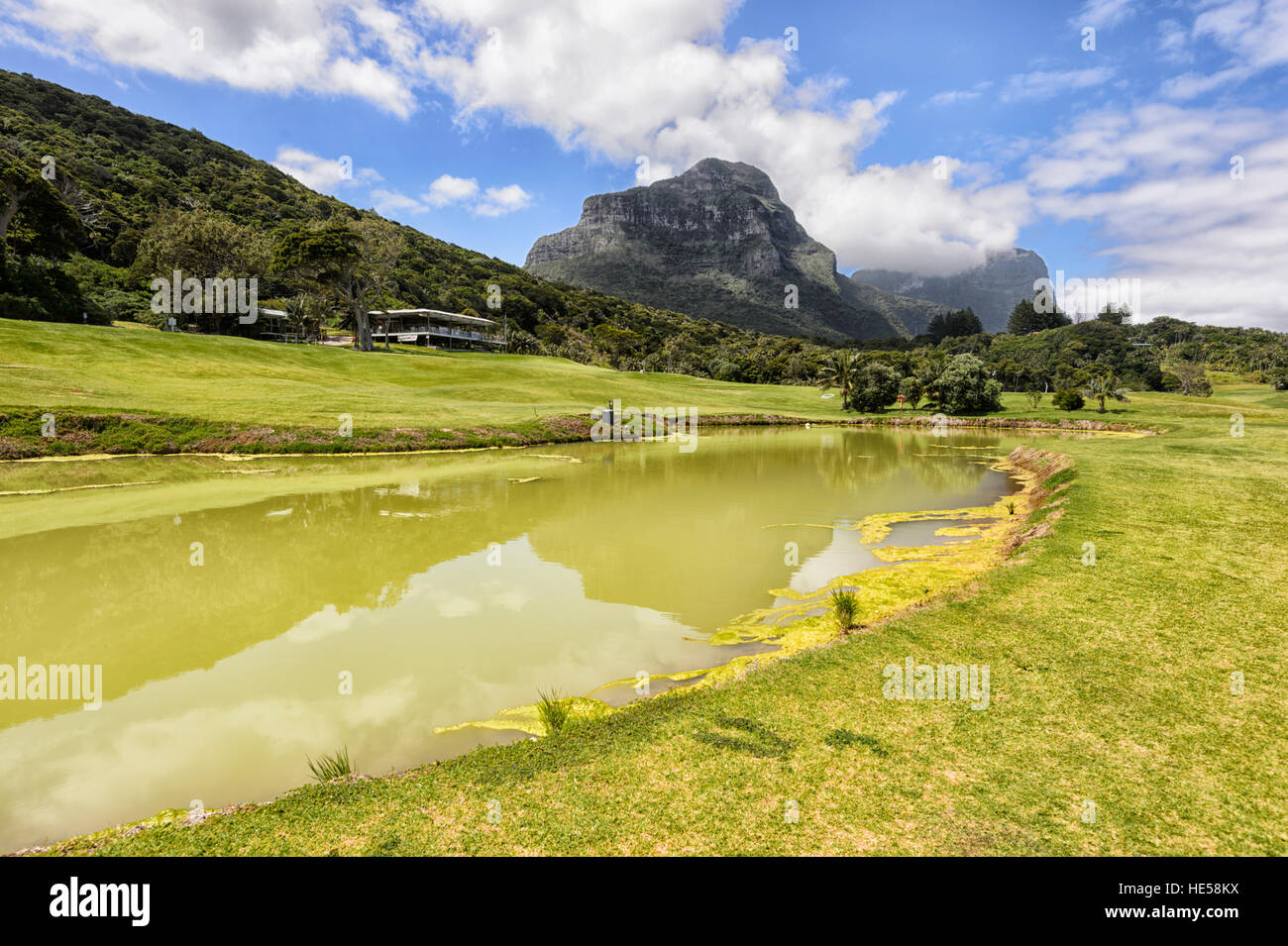 Golf Course, Lord Howe Island, New South Wales, NSW, Australie Banque D'Images