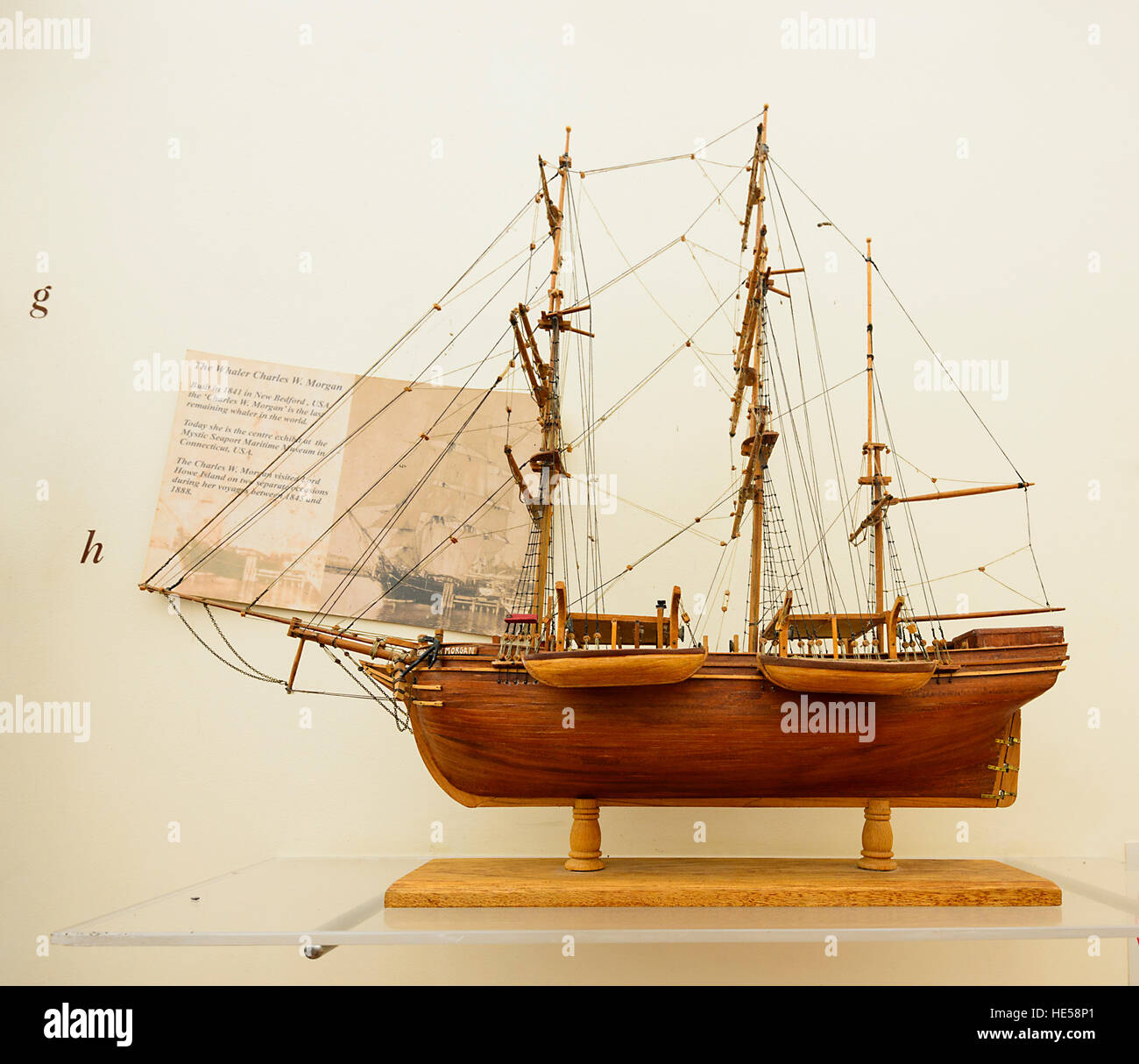 Maquette de Bateau Baleinière le Nicolas II - Antiquités Lassaussois