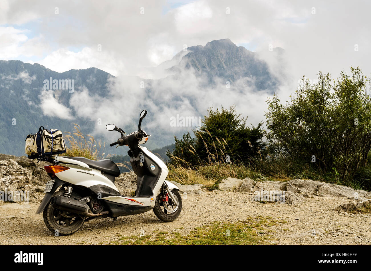 Patinette autour de Hehuanshan mountain Banque D'Images