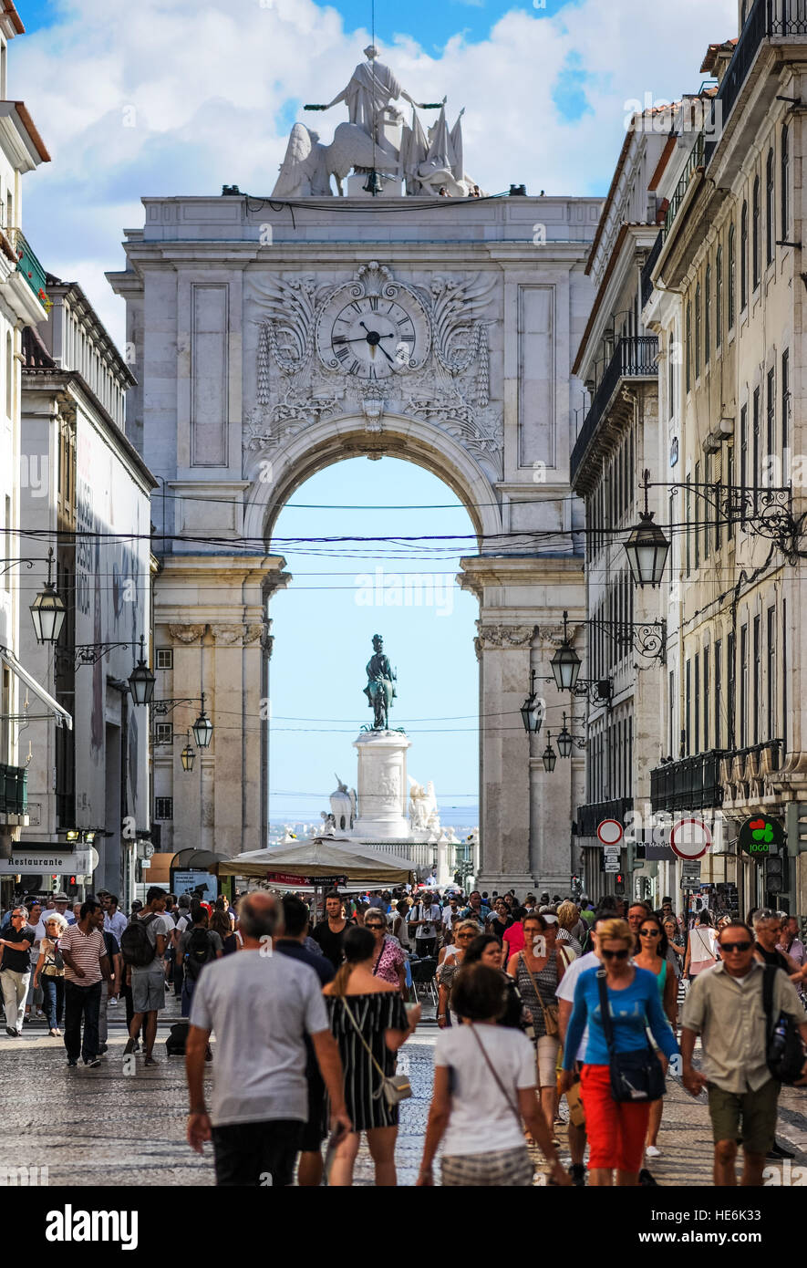 Portugais de Lisbonne, capitale du Portugal Banque D'Images