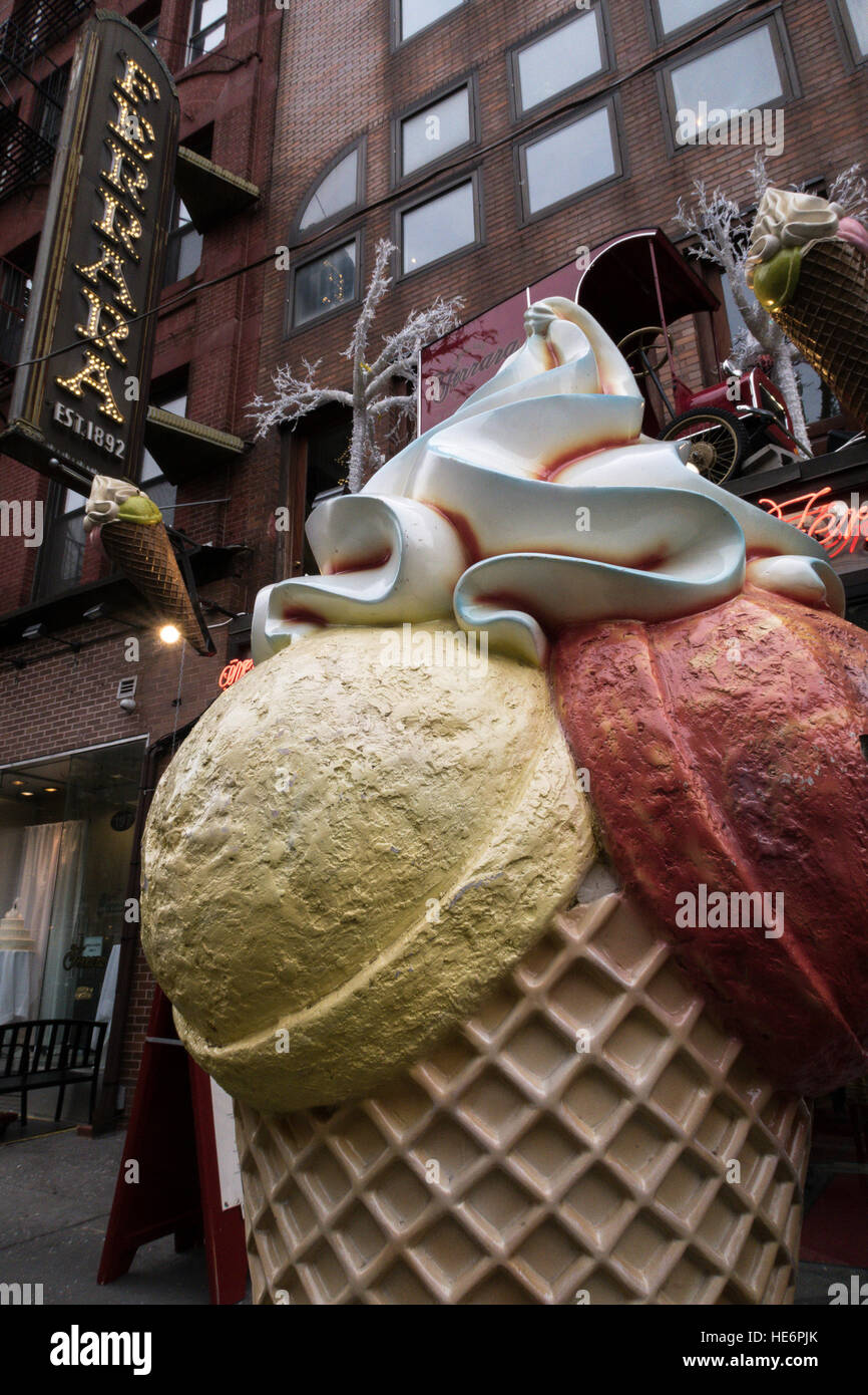 La Petite Italie de New York City, USA Banque D'Images