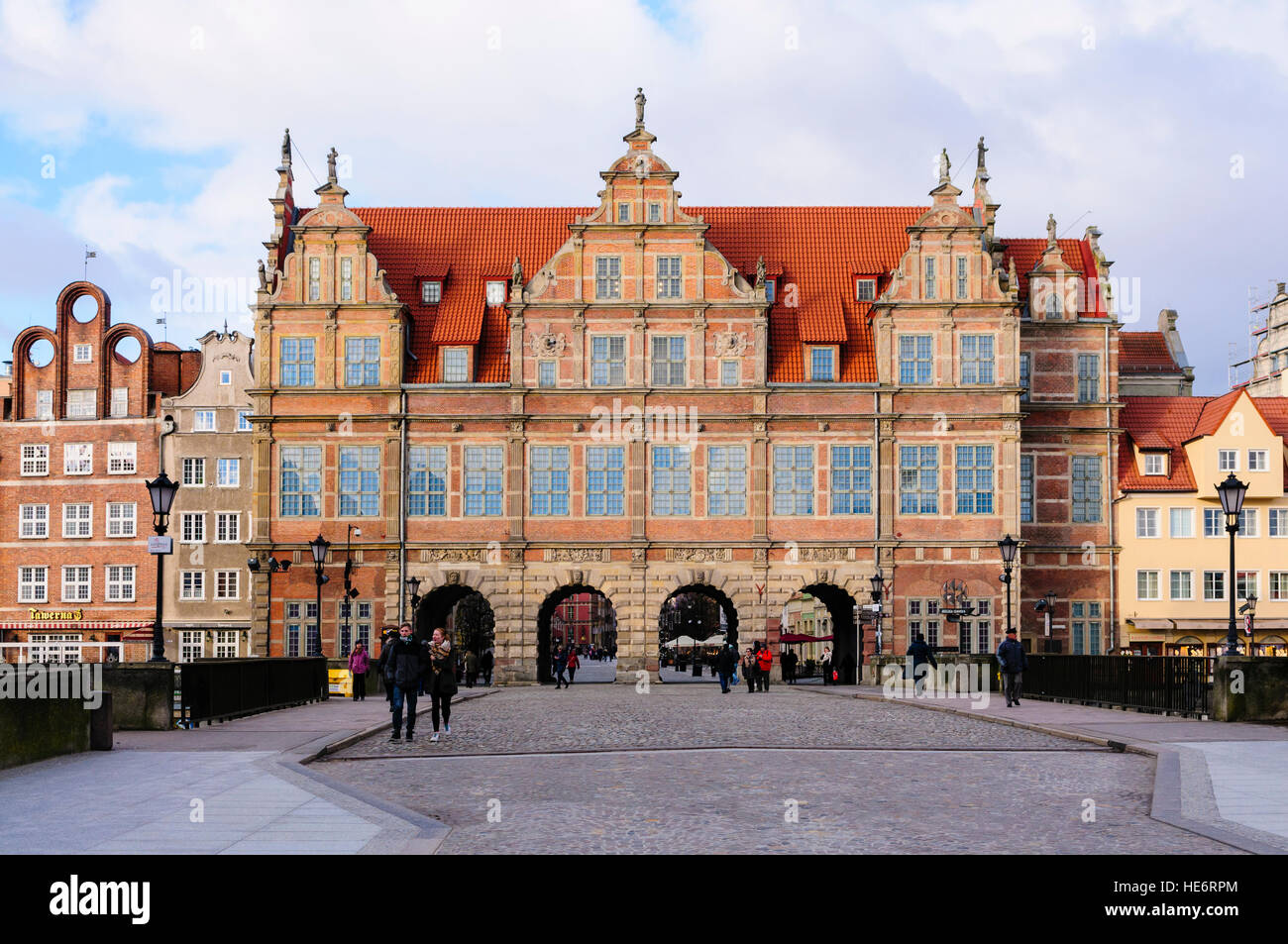 Porte verte de gdansk Banque de photographies et d’images à haute