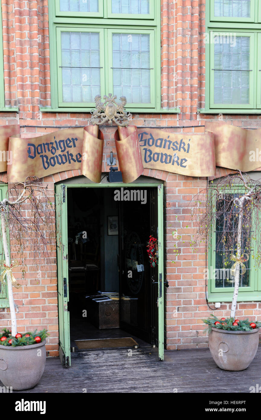 Gdanski Bowke, le plus vieux restaurant de Gdansk Banque D'Images