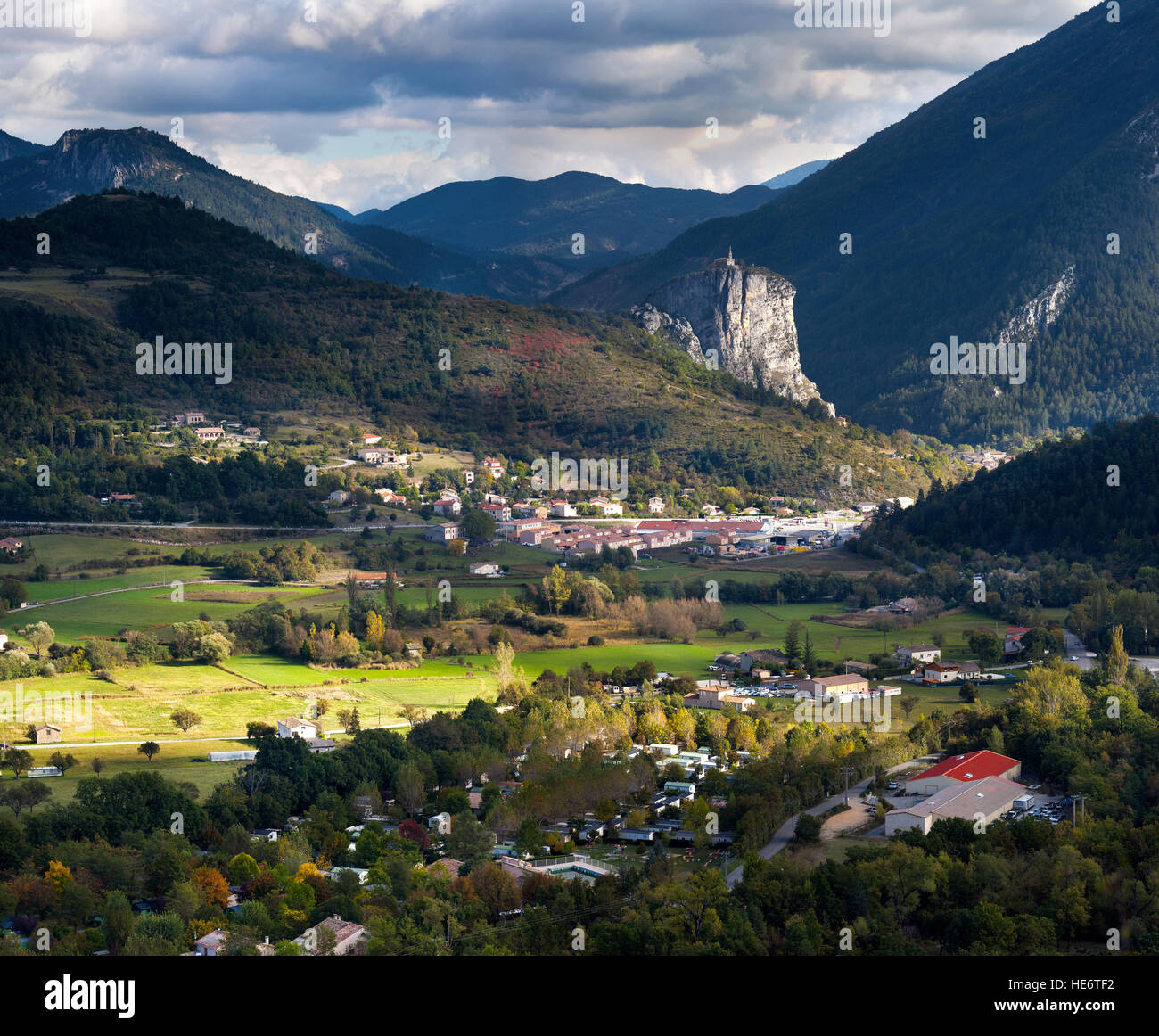 Castellane Alpes de Haute Provence, France Banque D'Images