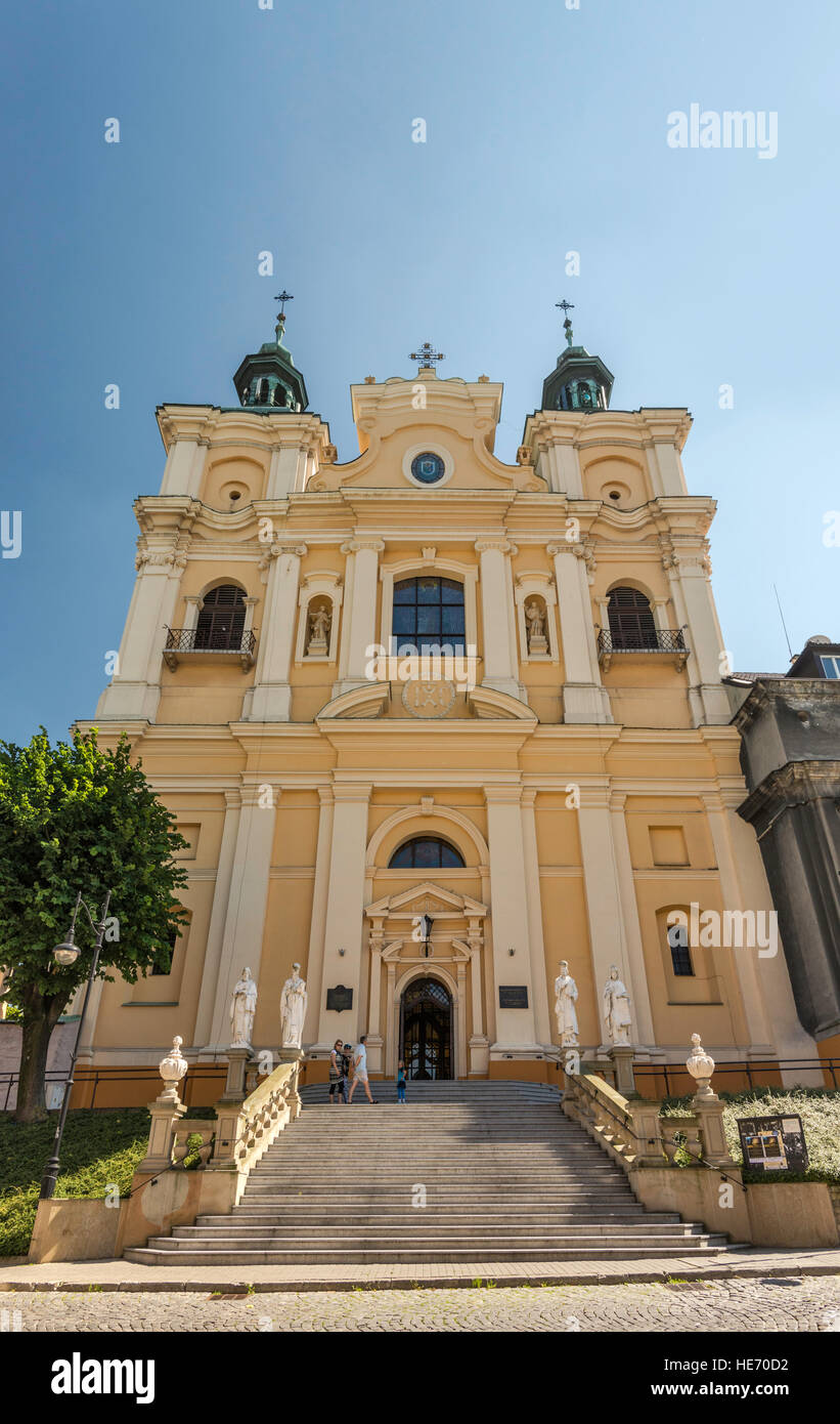 Cathédrale de St Jean Baptiste, 17e siècle, des Grecs catholiques, à Przemysl, Malopolska, Pologne Banque D'Images Cathédrale de St Jean Baptiste, 17e siècle, des Grecs catholiques, à Przemysl, Malopolska, Pologne Banque D'Images