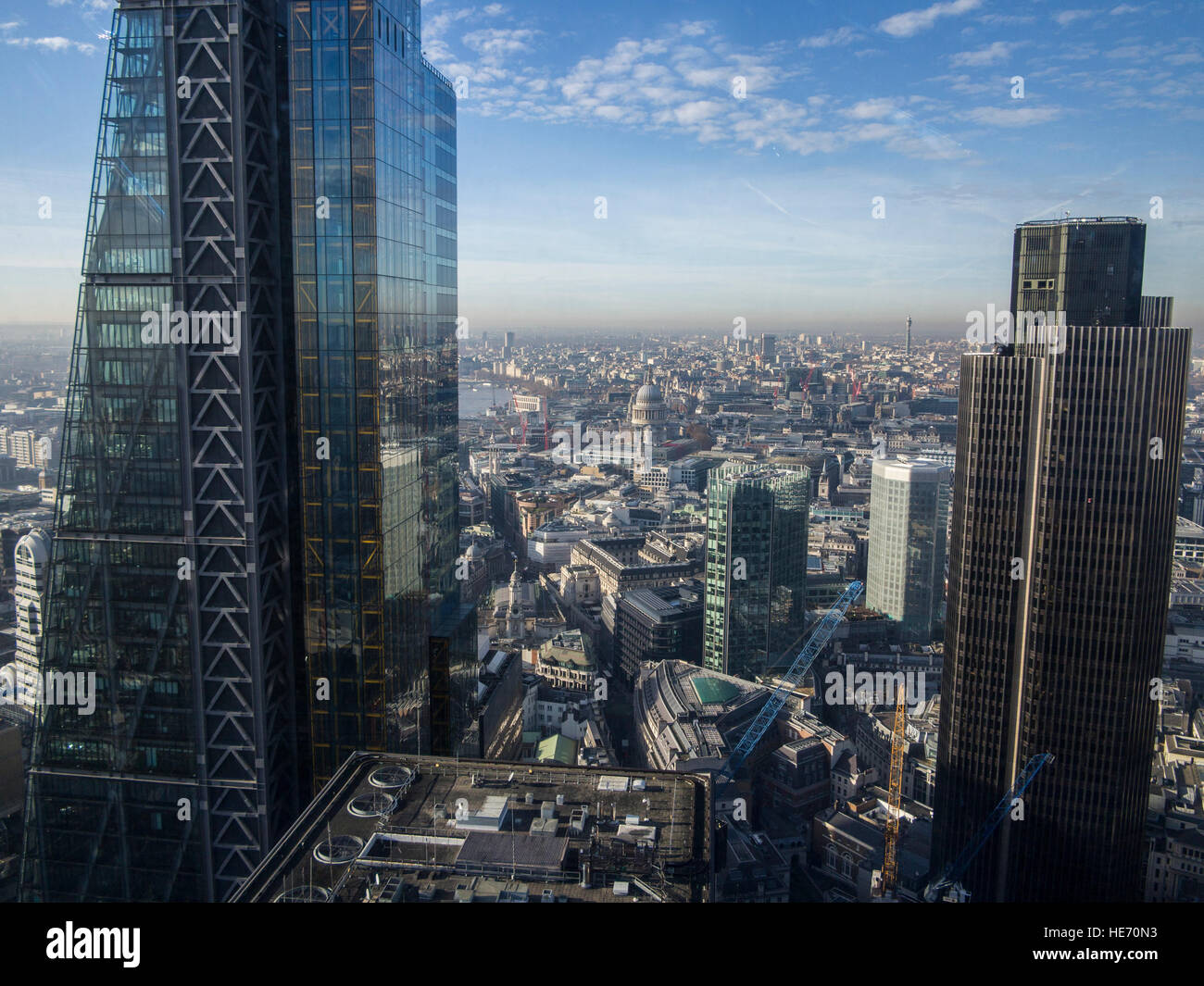 London - Tower 42 d'en haut Banque D'Images