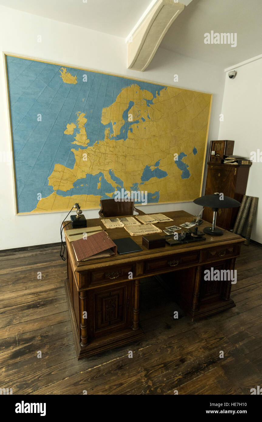 Au bureau de l'Oskar Schindler Schindler's factory maintenant un musée dans la rue Lipowa, le district industriel de Zablocie sombre sur la rive droite de W Banque D'Images