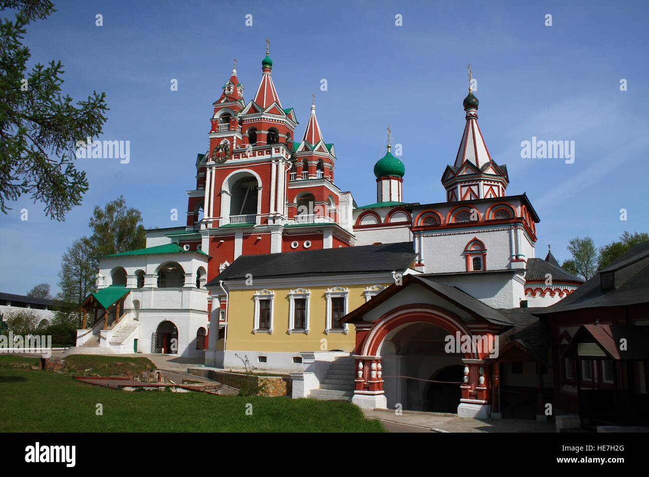 Temples et églises. Savvino Storozhevsky monastère. La Russie, dans la région de Moscou, Zvenigorod Banque D'Images